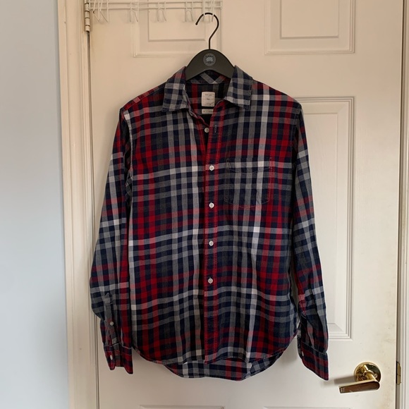 Gap Long Sleeved Button Down Plaid Shirt - Picture 1 of 4